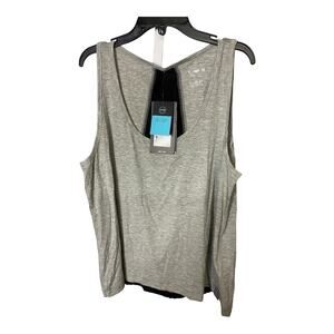 Fourlaps Womens Size Medium Surge Tank Top Heather Gray Sleeveless Actvewear NWT
